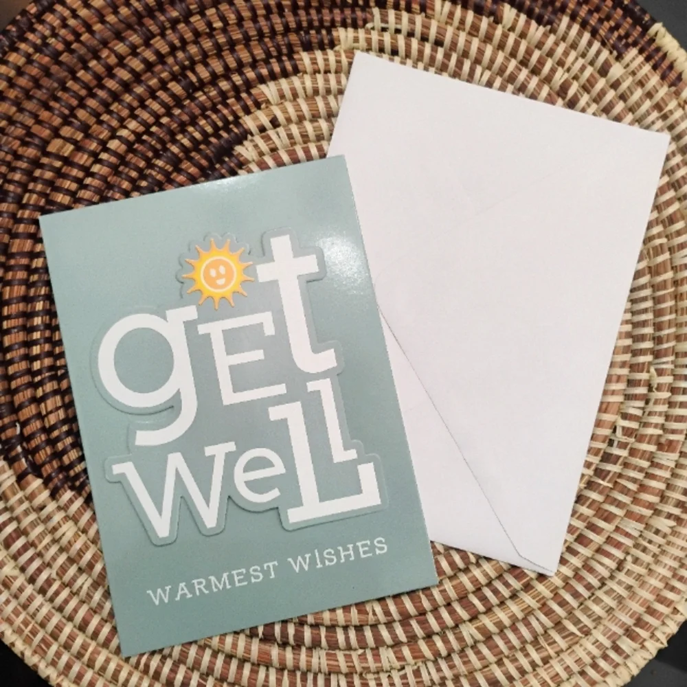 2 Greeting Cards - Birthday & Get Well Soon NEW